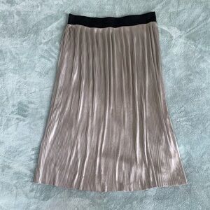 Enza Costa Silver Skirt NWoT